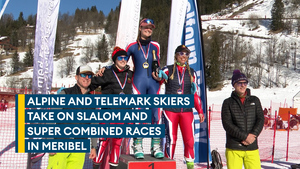 Army skier bounces back from injury to win alpine events