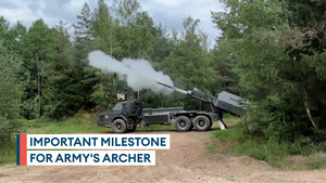 First overseas operational live-firing of Army's new Archer