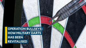 Military dart players compete for spot at Operation Bullseye