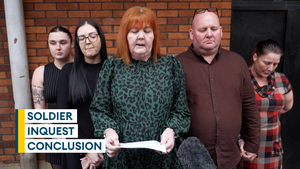 Family make statement at cavalry trooper's inquest conclusion