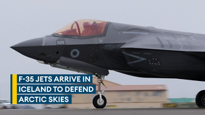 F-35Bs touch down in Iceland ready to police Nato skies for first time