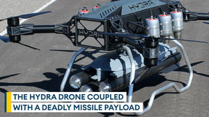 The advanced new-generation Hydra 400 drone that can carry laser-guided missiles