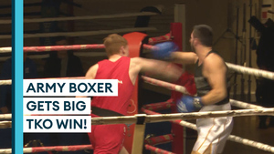 Big TKO win as Army dominate annual boxing show