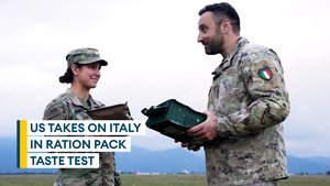 US takes on Italy in ration pack taste test