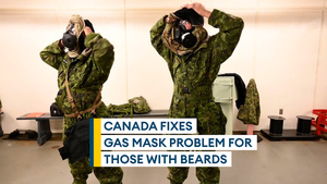 Beards no problem as Canadian army trials hoods for gas masks