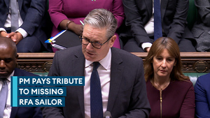 PM Starmer pays tribute to RFA seaman James Elliott, who went missing off the Irish coast 
