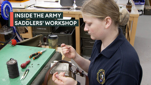 The ancient craft behind King's Troop ceremonial kit