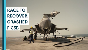 Navy racing to recover crashed F-35B jet 