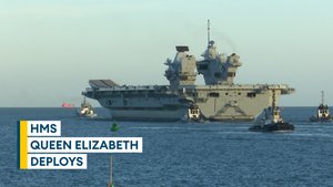 Fond farewell to HMS Queen Elizabeth as she takes on Nato role