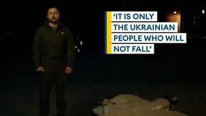 Ukrainian people 'will not fall' amid Russian drone attacks, Zelensky says