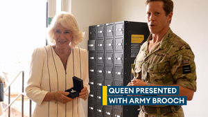 Queen visits Ranger Regiment before a charity starts work helping its soldiers