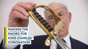 Behind the scenes with Godfather of the sword for King Charles' Coronation