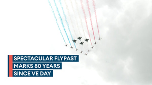 Spectacular flypast marks 80 years since VE Day