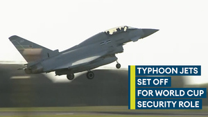 Typhoon jets set off for security role at Qatar World Cup