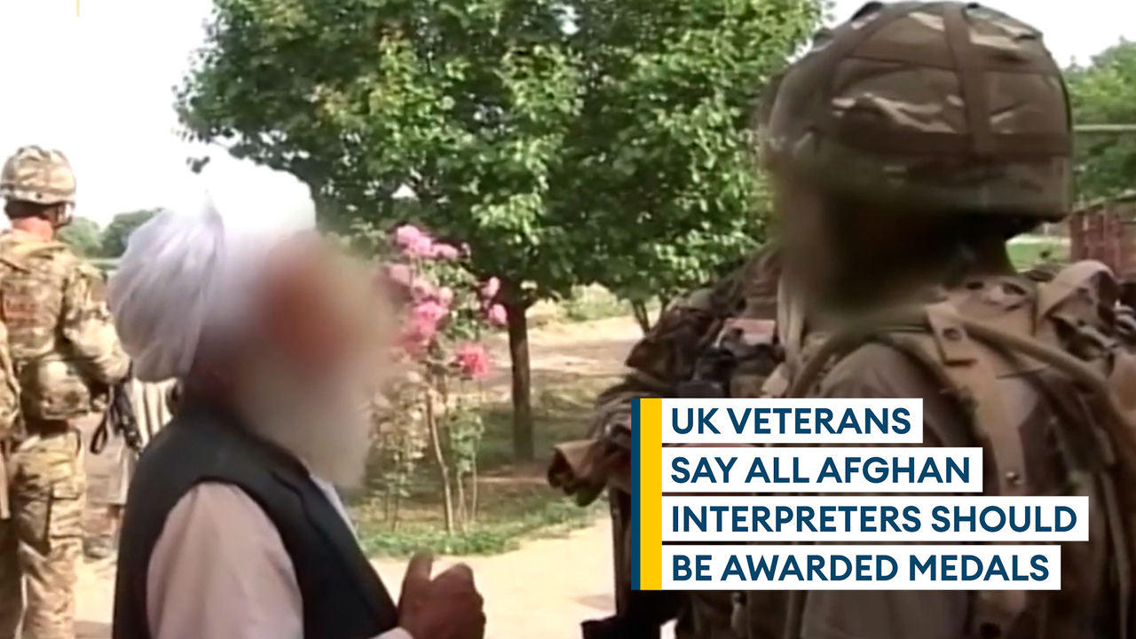Afghan interpreters 'deserve recognition as much as those who served with a  weapon in hand'