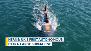 At sea with UK's first XL autonomous underwater vehicle