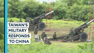 Taiwan begins its own live-fire military drills