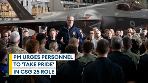 Thank you for the mission you're about to do, PM tells CSG 25