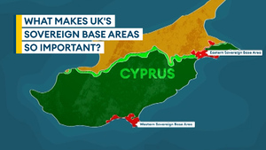 Why are there British Sovereign Base Areas in Cyprus? 