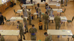 COVID: Military Personnel Train To Deliver Quick Turnaround Tests In Greater Manchester