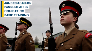 Army's youngest recruits complete basic training to join UK military