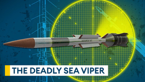 Sea Viper: What is the two-stage missile system that can strike targets up to 75 miles away?