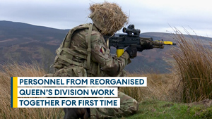On patrol with the newly reorganised Queen's Division