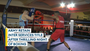 Army win third consecutive Inter Services title in exhilarating night of boxing 