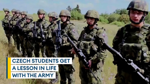 Students get a four-week lesson in Czech army life