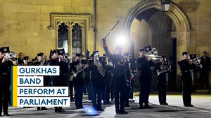 Gurkha band performs special 'Sounding Retreat' at Parliament