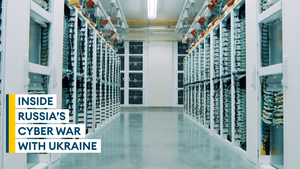 How are Western tech companies helping Ukraine fight Russia's cyber attacks?