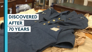Second World War RAF Uniform Parcel Opened After 70 Years