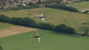 Spitfires Honour Dame Vera Lynn's Life With Flypast