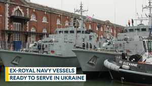 Former Royal Navy warships ready to serve as Ukrainian minehunters