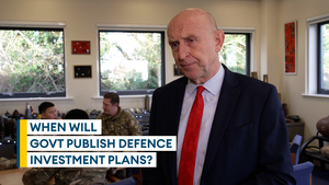 We'll publish Defence Investment Plan "as soon as we can", Defence Secretary says