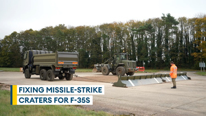 How the RAF and Army repair runways damaged by missiles