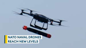 T-600 drone deploys torpedo during Nato tech experiments exercise