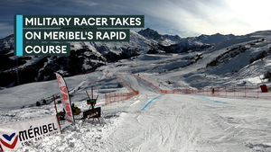 A POV experience of Meribel's lightning-quick downhill course