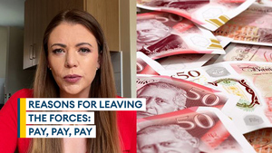 Why are military personnel leaving the Armed Forces?