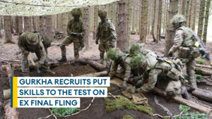 Gurkha recruits prove their fieldcraft credentials during final basic training exercise