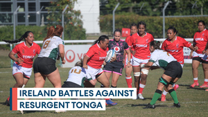 Ireland see off resurgent Tonga side to book semi-final berth