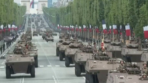 Bastille Day: French Personnel Parade In Paris