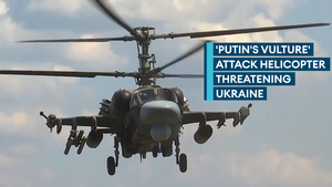 'Putin's vulture' attack helicopter increasing aerial threat on Ukraine