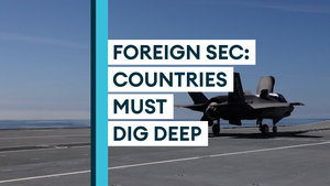 Foreign Secretary to call on NATO partners to dig deep into military inventories