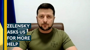 Ukrainian President Zelensky makes passionate appeal to US Congress for more support