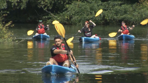 Sailors Swap HMS Kent For Kayaks