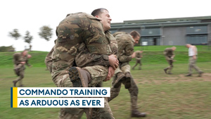 No drop in physical standards for Royal Marines training