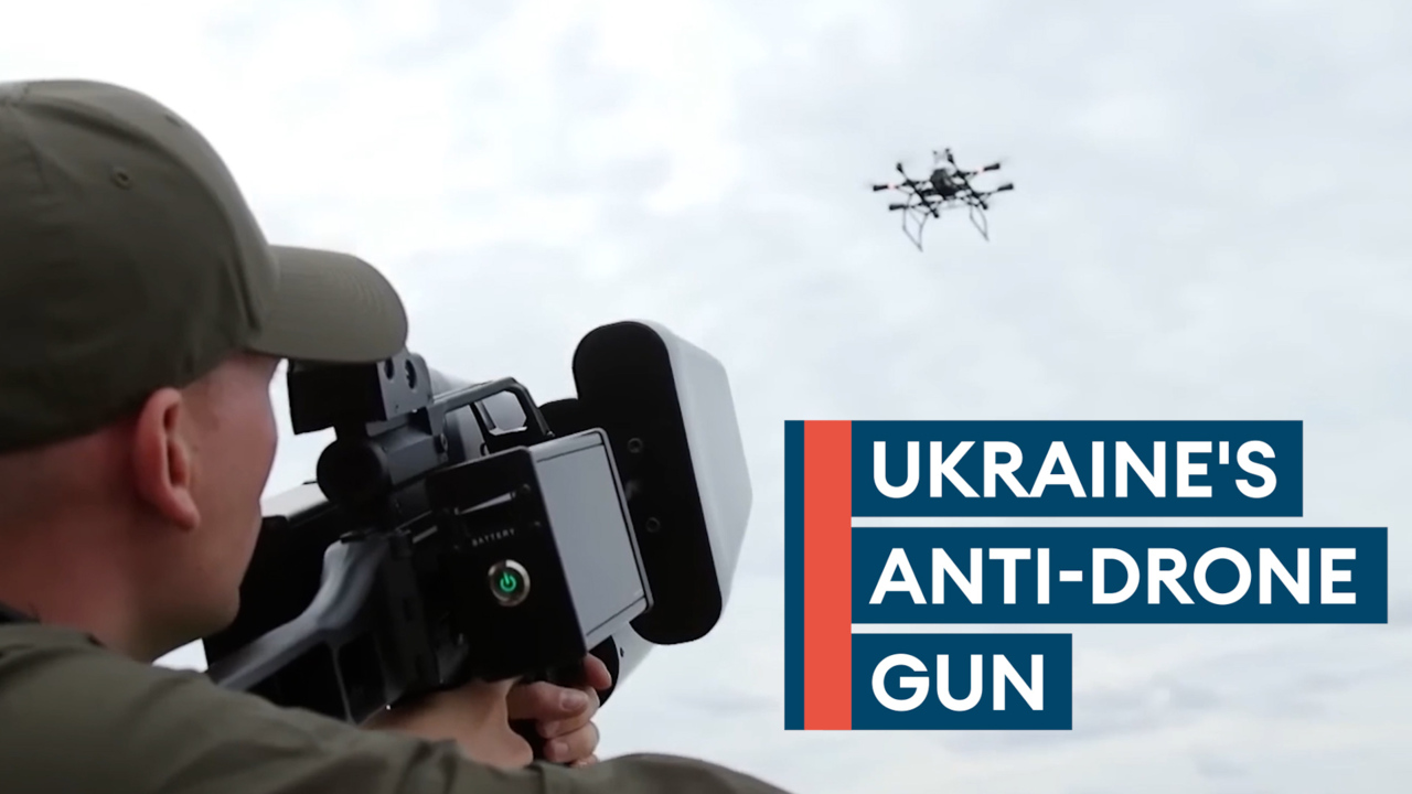 The anti-drone gun giving Ukraine an advantage
