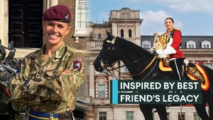 Female reservist passing P Coy drew inspiration from fallen friend
