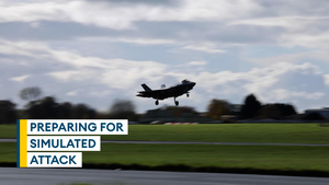 How would the RAF respond to an attack on a main operating base?